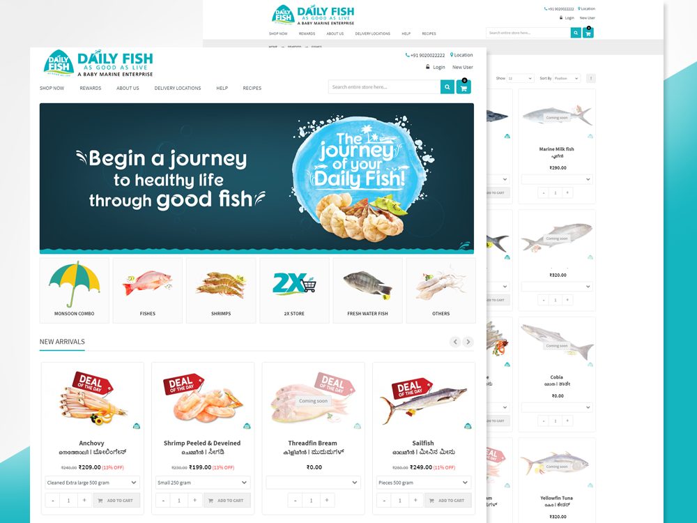 Seafood Online Store